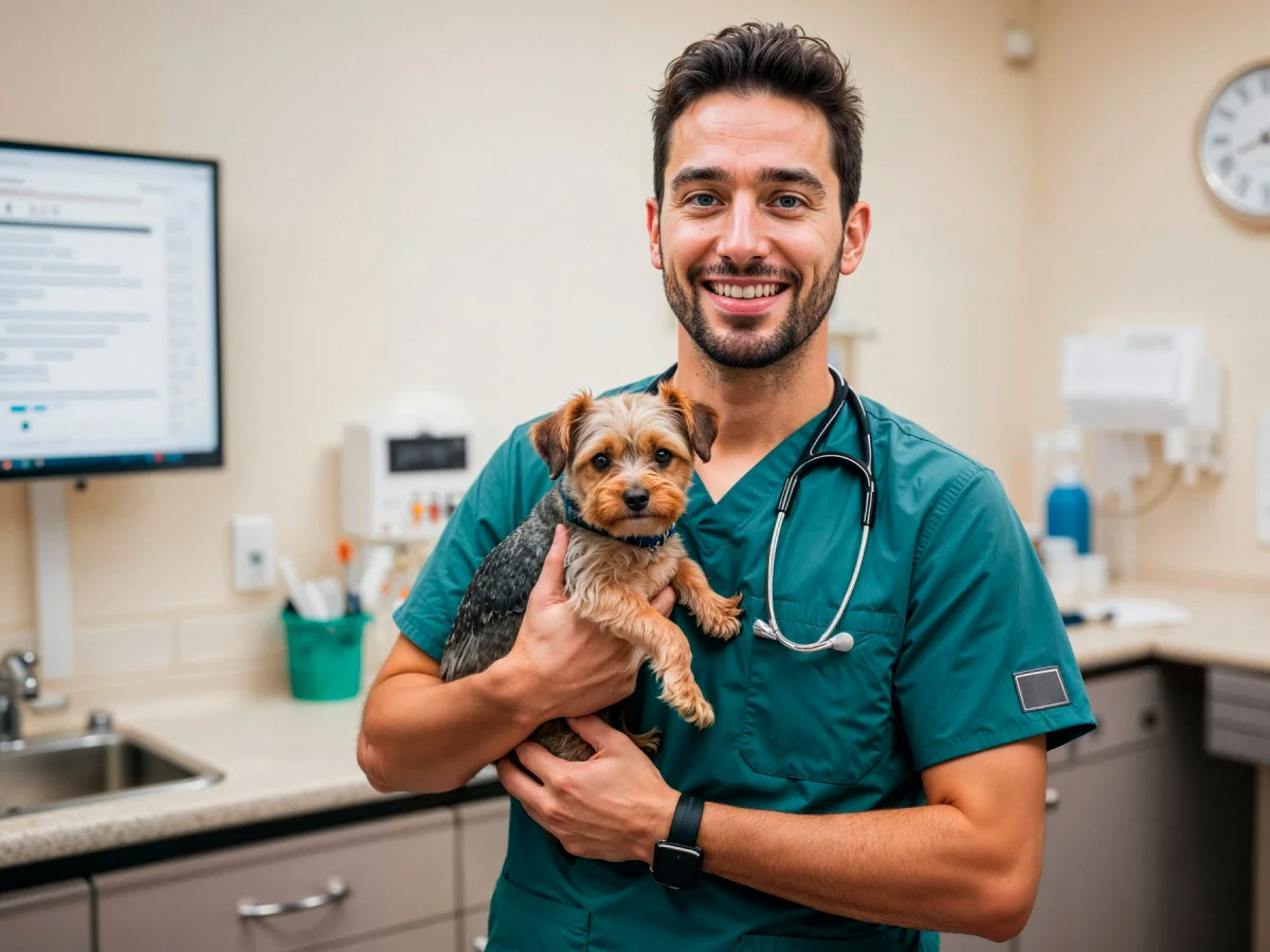 Veterinário modelo